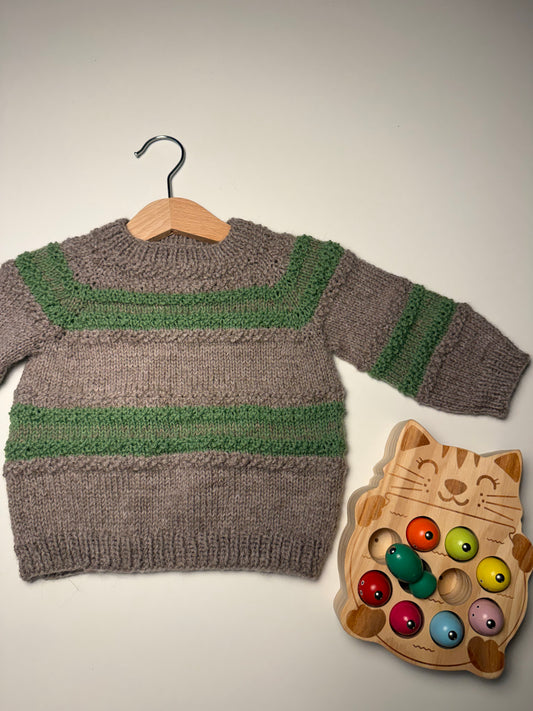 Baby Sweater - Curly Hug - 9-12 måneder