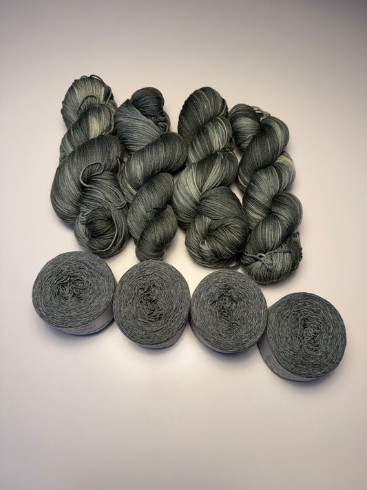 Strikkekit Havtorn Sweater Adult - håndfarvet garn + Coast (inkl. gratis opskrift)