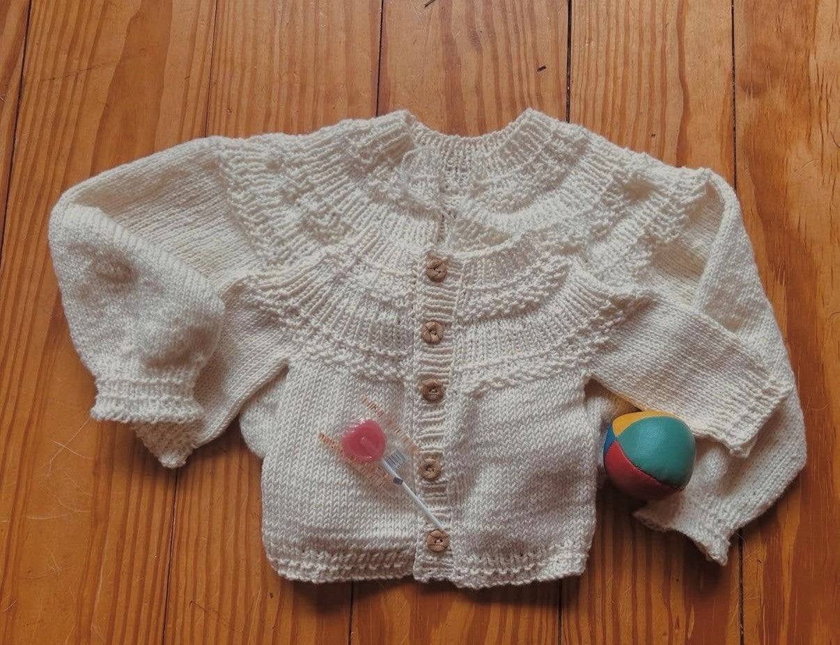 Havtorn Cardigan Kids - Strikkeopskrift (Dansk)