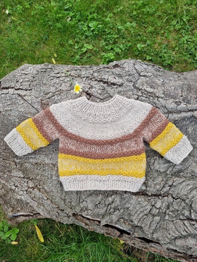 Mandala Sweater Kids – Strikkeopskriften udgives i Januar 2026